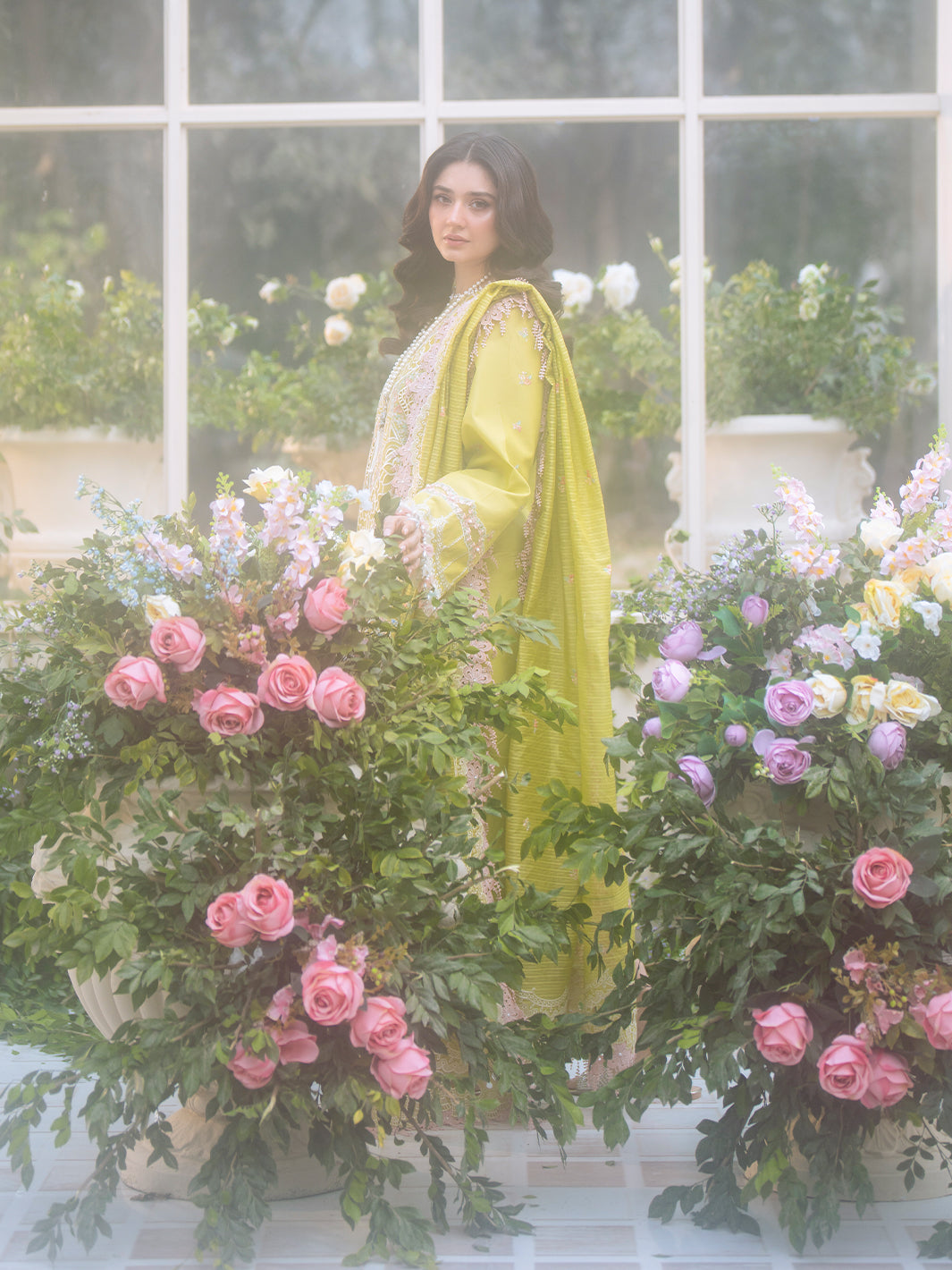 105 - A | BIN ILYAS LUXURY 3-PC LAWN Binilyas