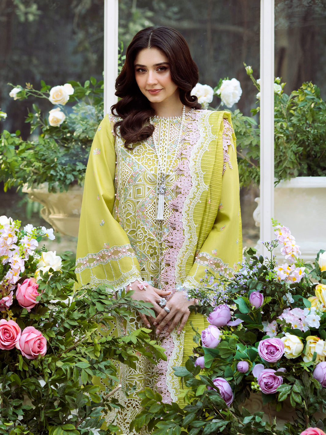 105 - A | BIN ILYAS LUXURY 3-PC LAWN Binilyas