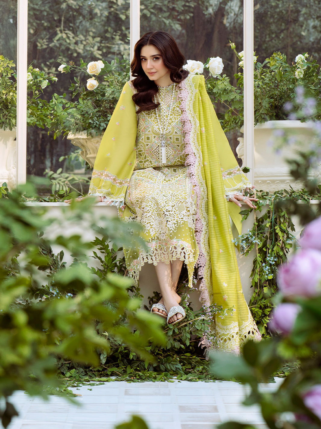 105 - A | BIN ILYAS LUXURY 3-PC LAWN Binilyas