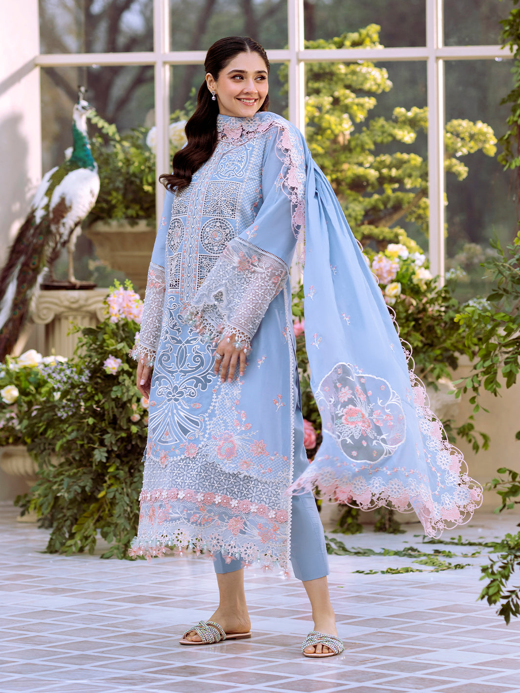 107 - A | BIN ILYAS LUXURY 3-PC LAWN Binilyas