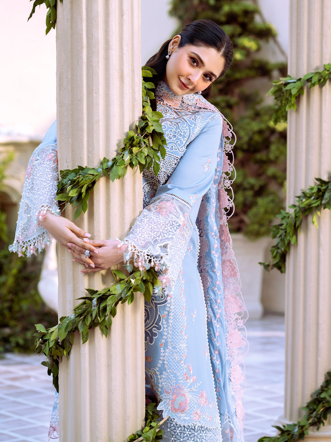 107 - A | BIN ILYAS LUXURY 3-PC LAWN Binilyas