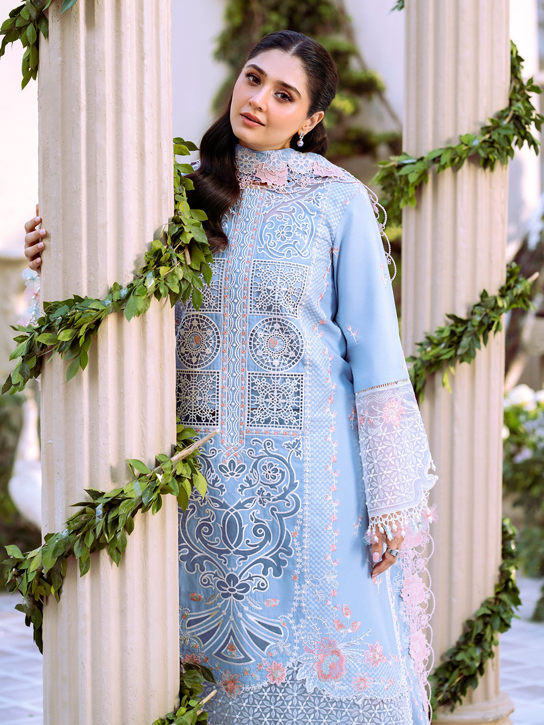 107 - A | BIN ILYAS LUXURY 3-PC LAWN Binilyas
