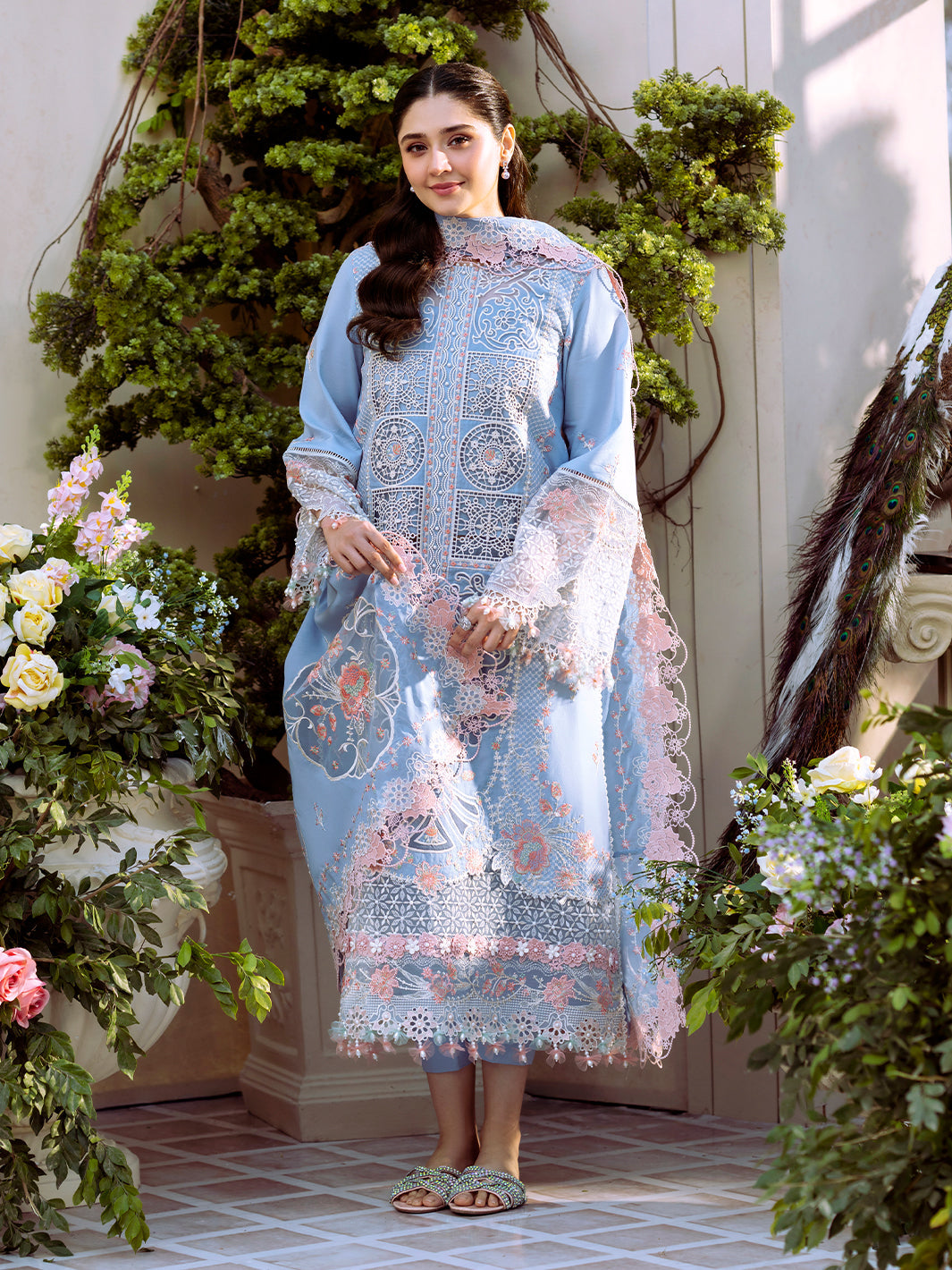 107 - A | BIN ILYAS LUXURY 3-PC LAWN Binilyas