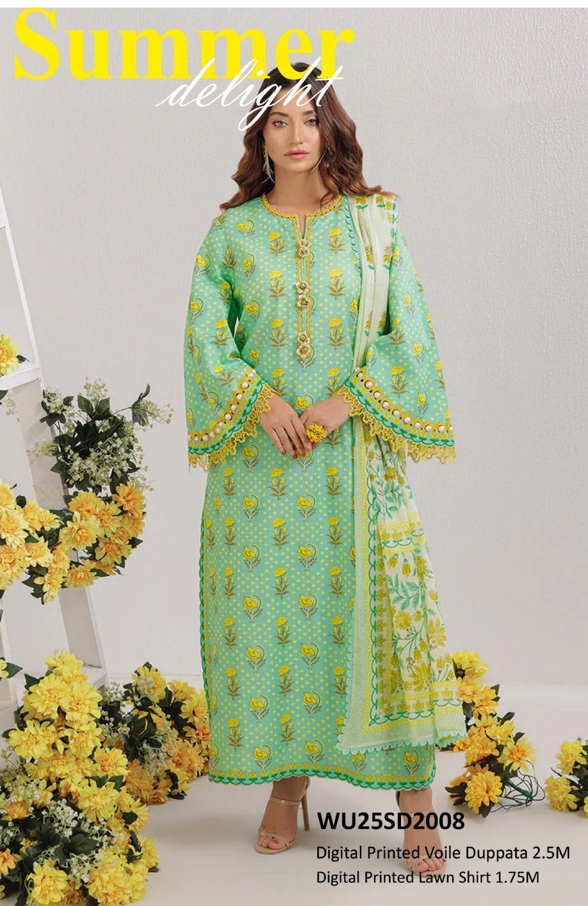BONANZA SATRANGI DIGITAL PRINTRD LAWN (Set -Pack Of 5 Suits ) Category A Market Boy