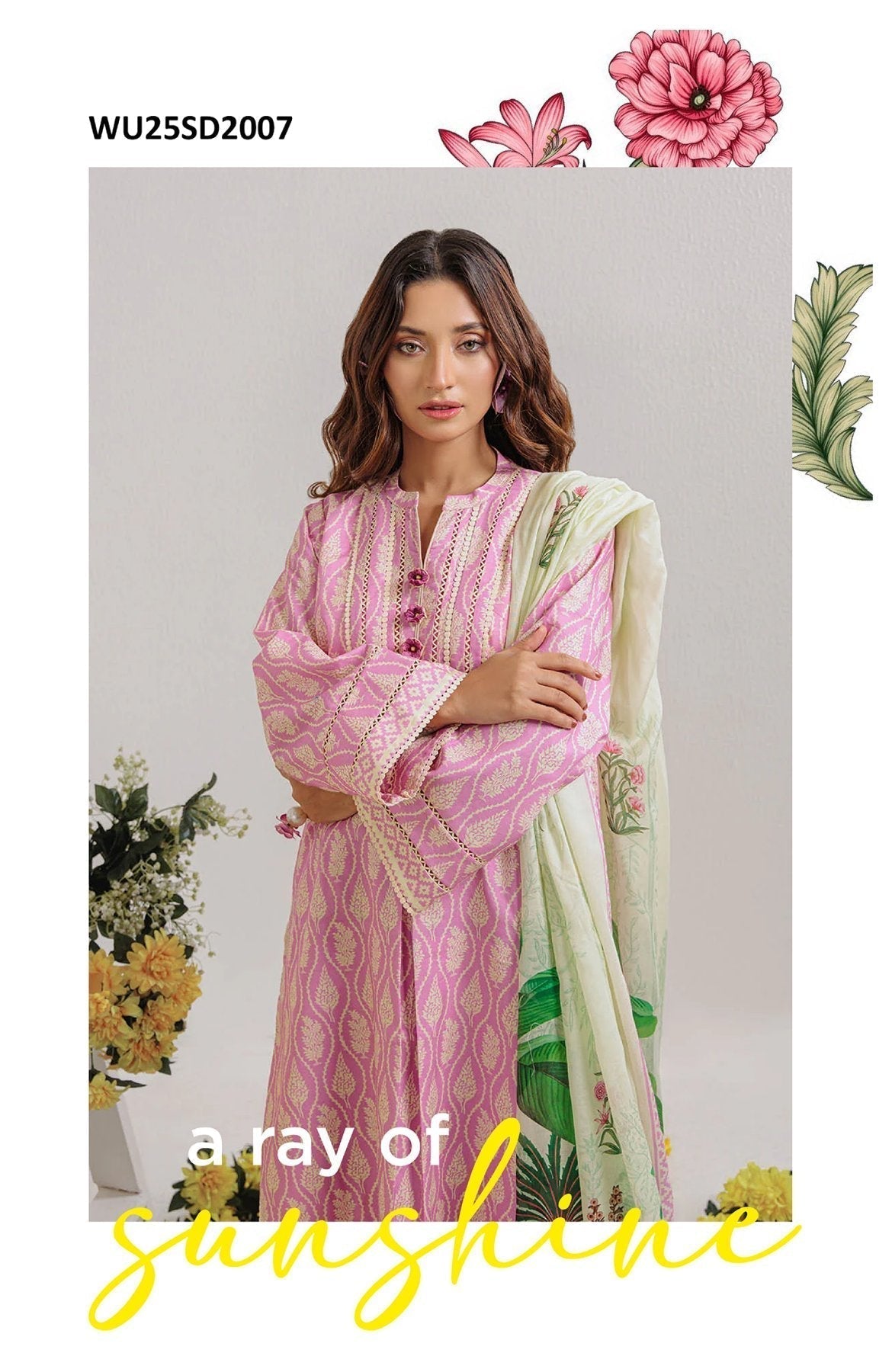 BONANZA SATRANGI DIGITAL PRINTRD LAWN (Set -Pack Of 5 Suits ) Category B Market Boy