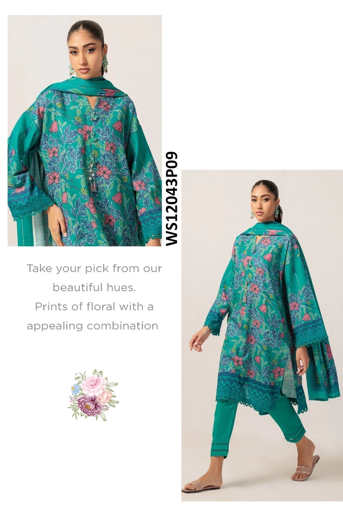 BONANZA SATRANGI DIGITAL PRINTRD LAWN (Set -Pack Of 5 Suits ) Category A Market Boy