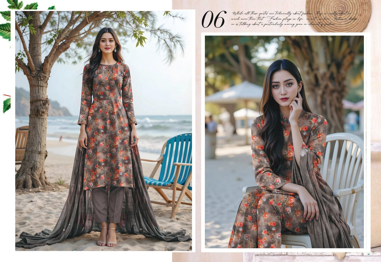 ORIGINAL BRAND BIN NOOR FAB ENGLISH BANA DORA 3PC LAWN 10 SUITS