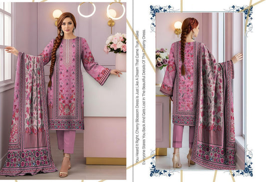 Bin Noor Fab 3 Pc Khadder ( 5 Suits)A