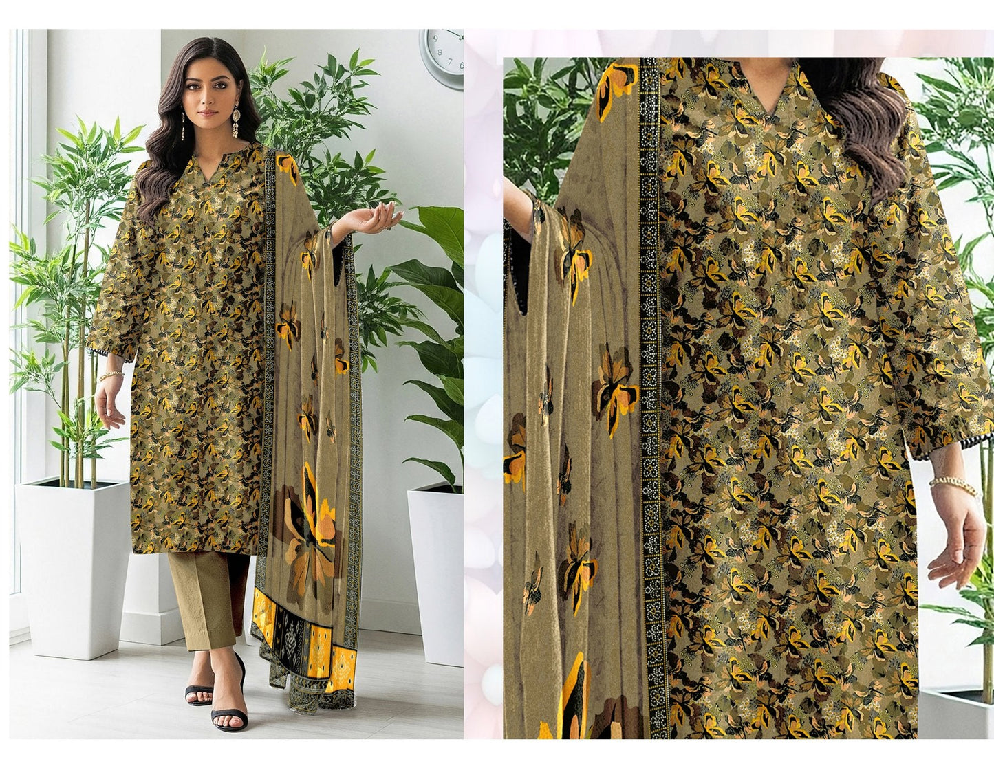 Shuja Brand 3Pc Digital Printed Karandi 10 Suits