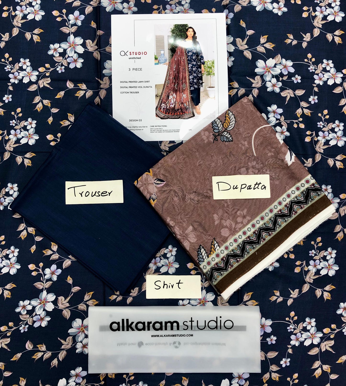 ALKARAM DIGITAL PRINTED LAWN ( Set -Pack of 5 Suits ) Category A Market Boy