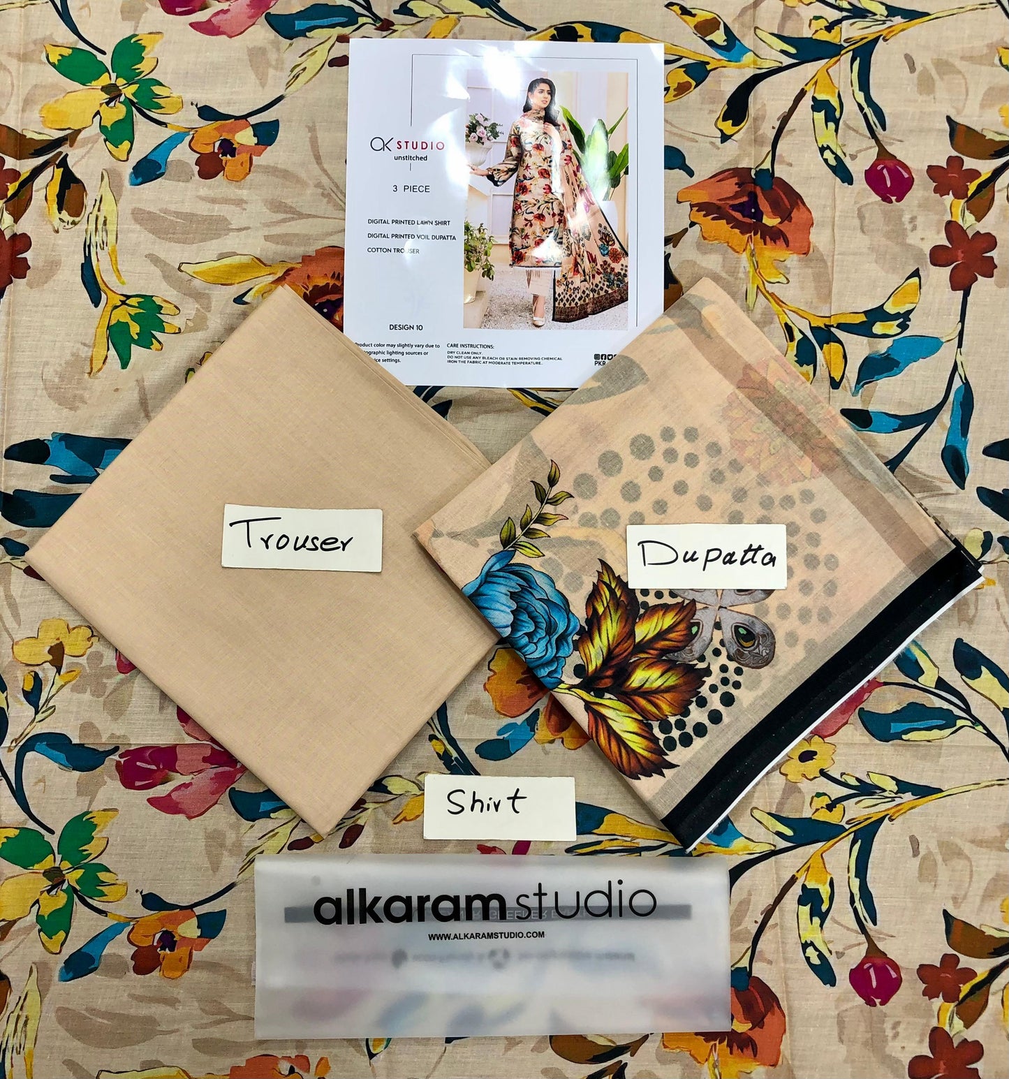 ALKARAM DIGITAL PRINTED LAWN ( Set -Pack of 5 Suits ) Category A Market Boy