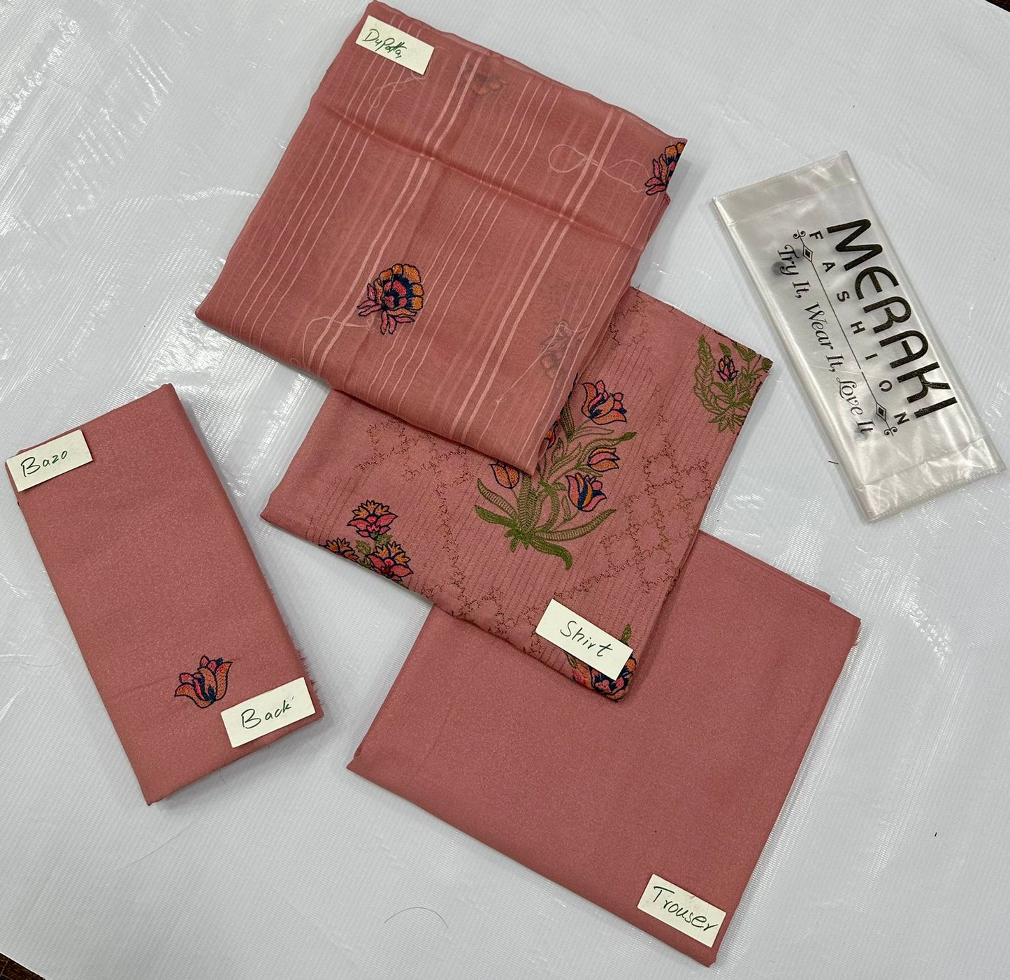 Bareeze Lawn Karande Embroidery (Set -Pack of 4 Suits )Category A Market Boy