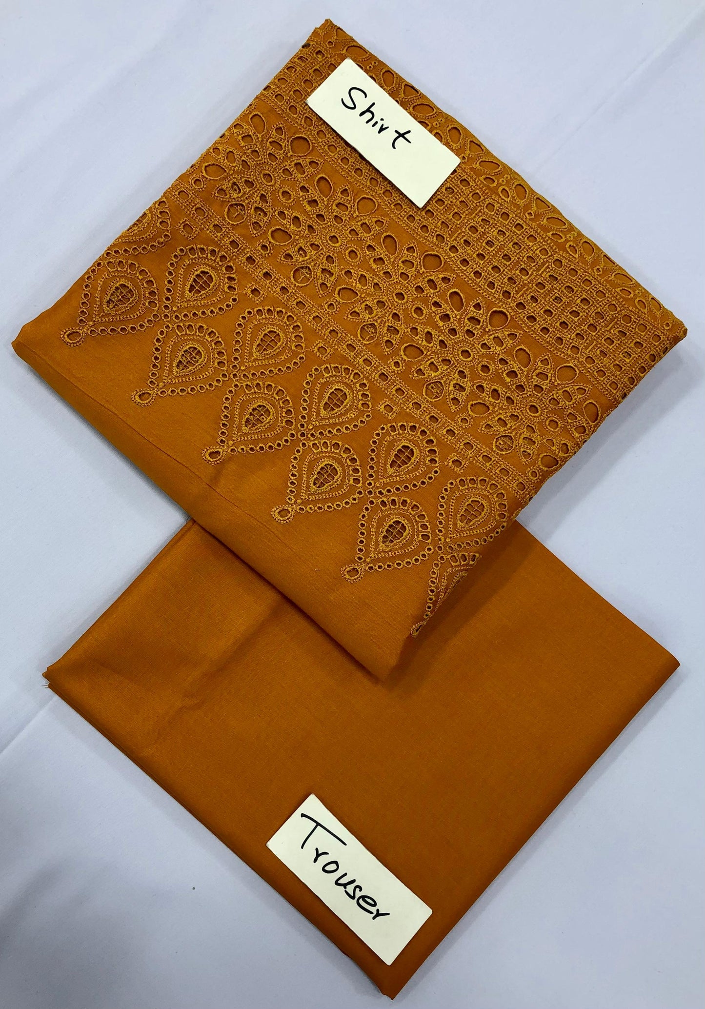 DAMAN BORING SHIFFLI CHIKAN KARI LAWN (Set -Pack Of 16 Suits ) Category A Market Boy