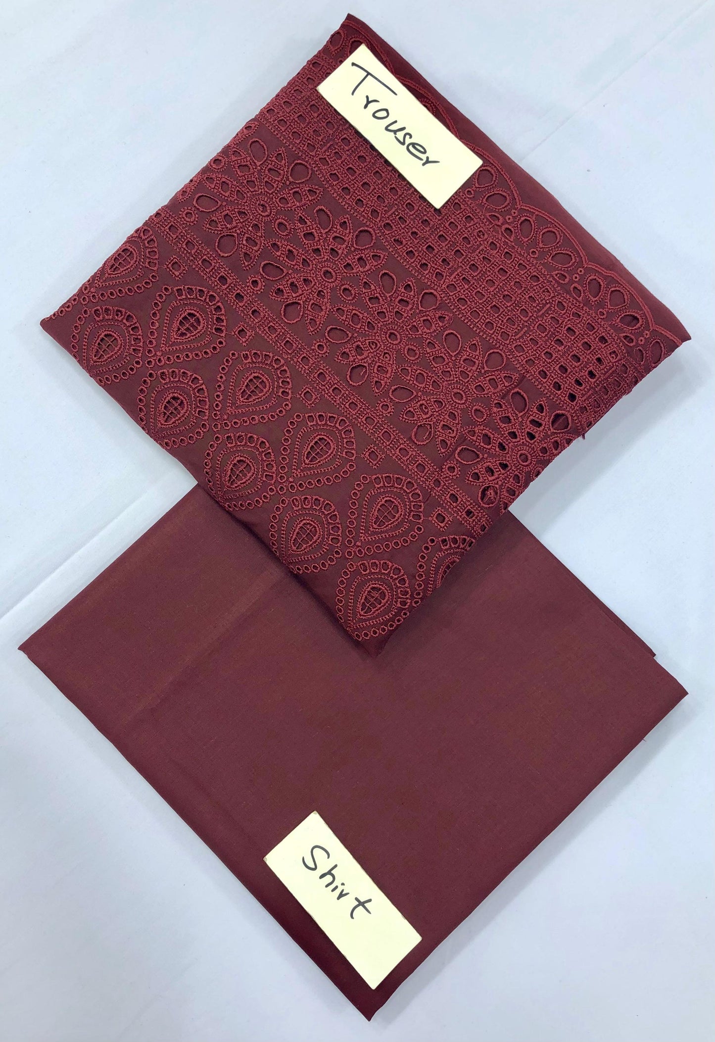 DAMAN BORING SHIFFLI CHIKAN KARI LAWN (Set -Pack Of 16 Suits ) Category A Market Boy