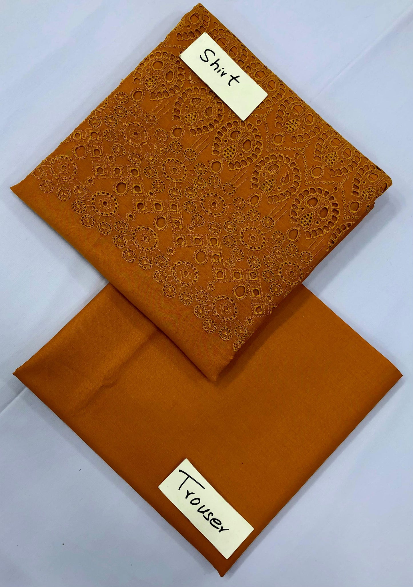 DAMAN BORING SHIFFLI CHIKAN KARI LAWN (Set -Pack Of 16 Suits ) Market Boy