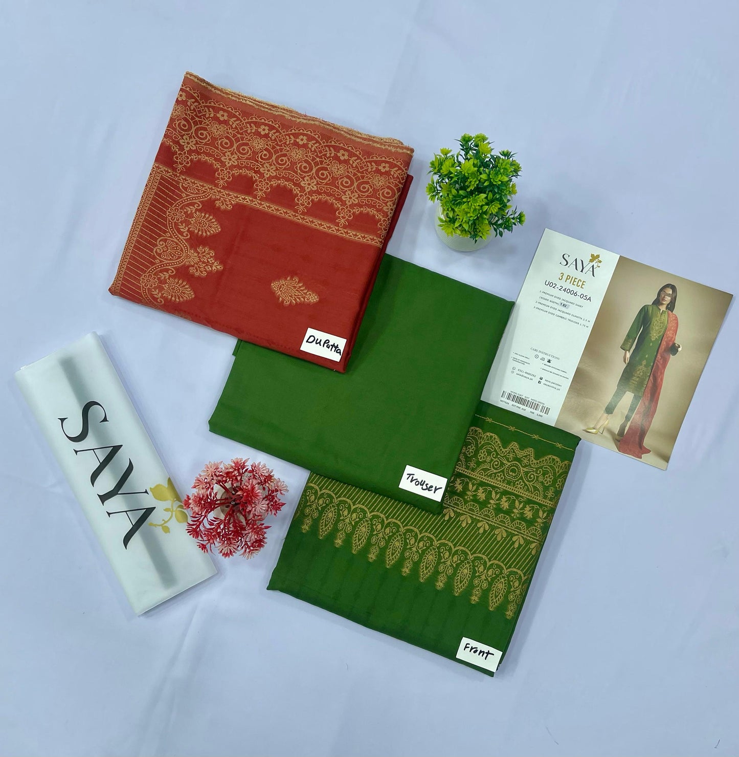 Saya Jacquard Brosha Lawn (Set -Pack of 5 Suits )Category B Market Boy
