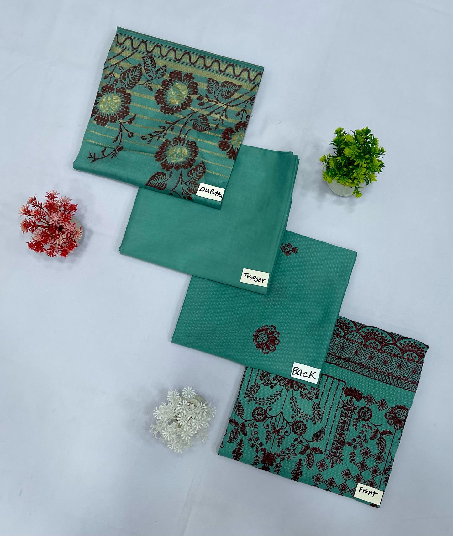 Meraki Embroidered Bana Dora Lawn (Set -Pack of 3 Suits) Market Boy