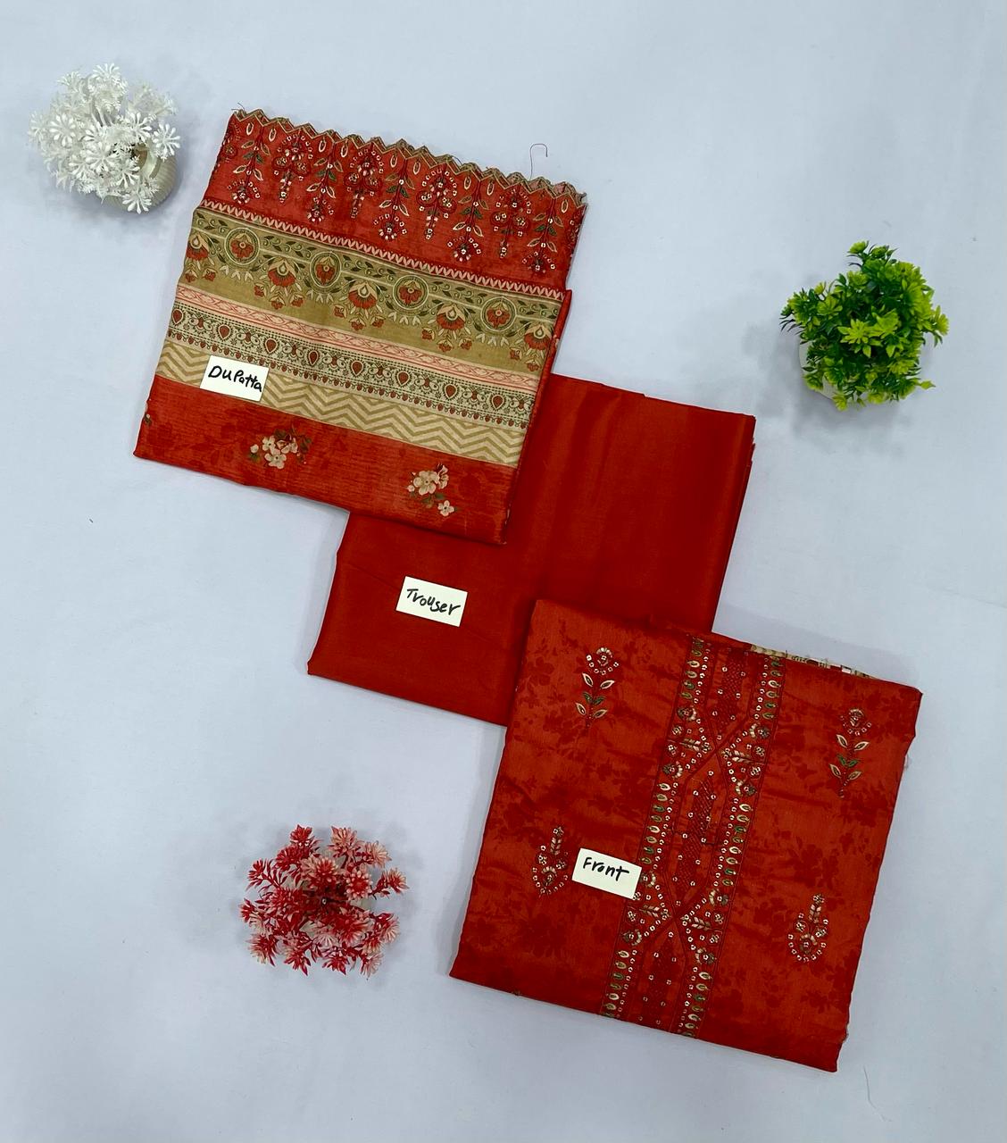 Bin Saeed Embroidered Lawn (Set -Pack Of 7 Suits ) Category B Market Boy