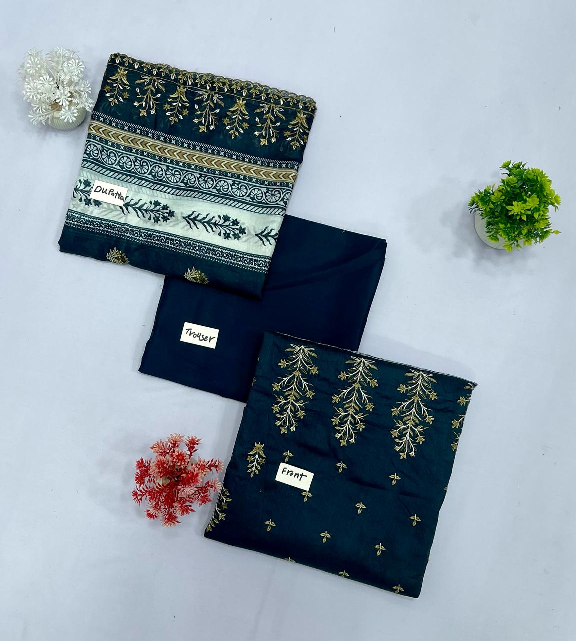 Bin Saeed Embroidered Lawn (Set -Pack Of 7 Suits ) Category A Market Boy