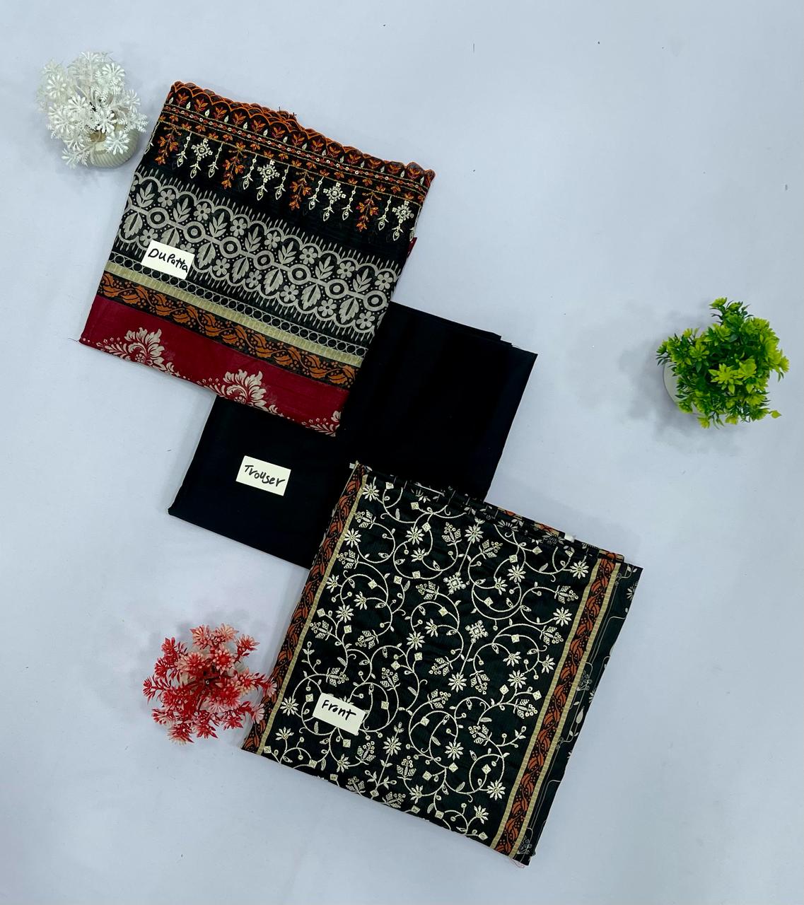 Bin Saeed Embroidered Lawn (Set -Pack Of 7 Suits ) Category B Market Boy