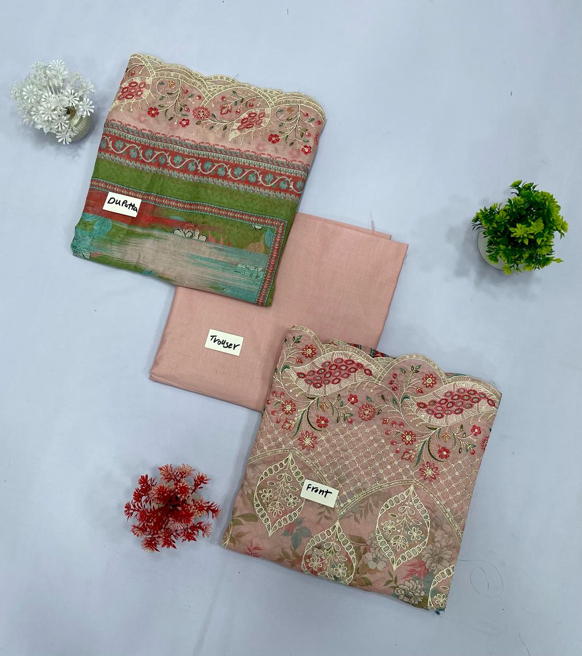 Bin Saeed Embroidered Lawn (Set -Pack Of 7 Suits ) Category A Market Boy