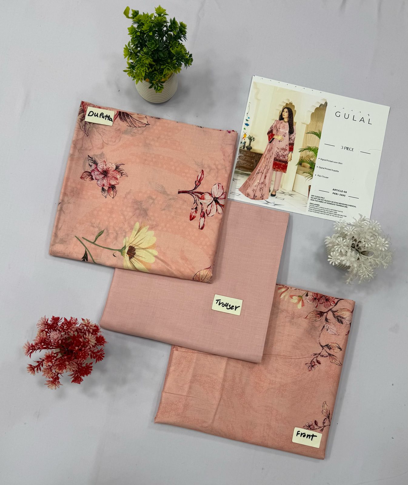 GULAL DIGITAL PRINTED LAWN 5 SUITS Category B Market Boy