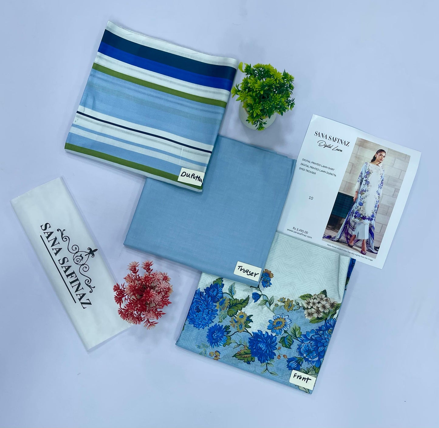 SANA SAFINAZ DIGITAL LAWN (Set -Pack Of 5 Suits )Category B Market Boy