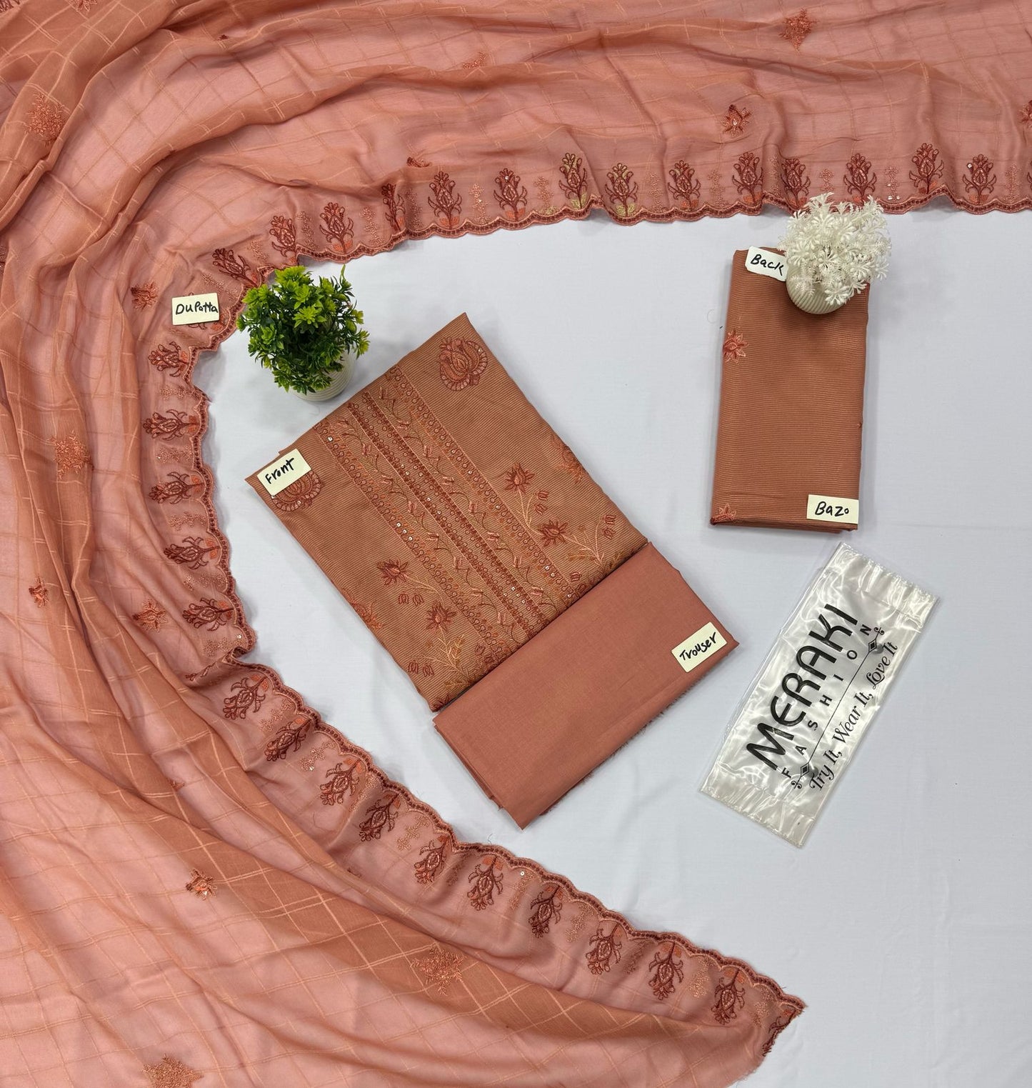 MERAKI FASHION VOL-380 KHAADI LAWN (Set -Pack Of 4 Suits ) Category A Market Boy