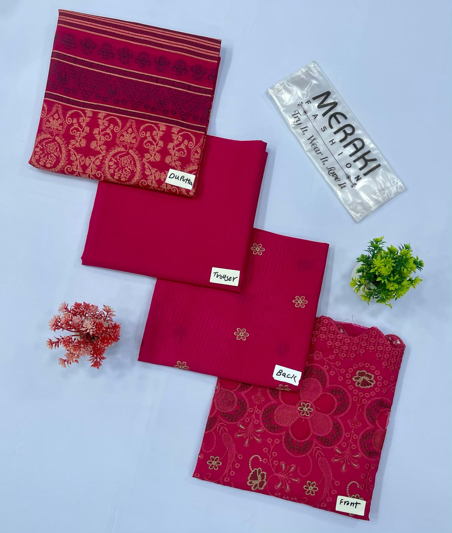 APPLIC WORK DAMAN BORING BANA DURA 3-PC LAWN (Set-Pack Of 3 Suits )Category B Market Boy