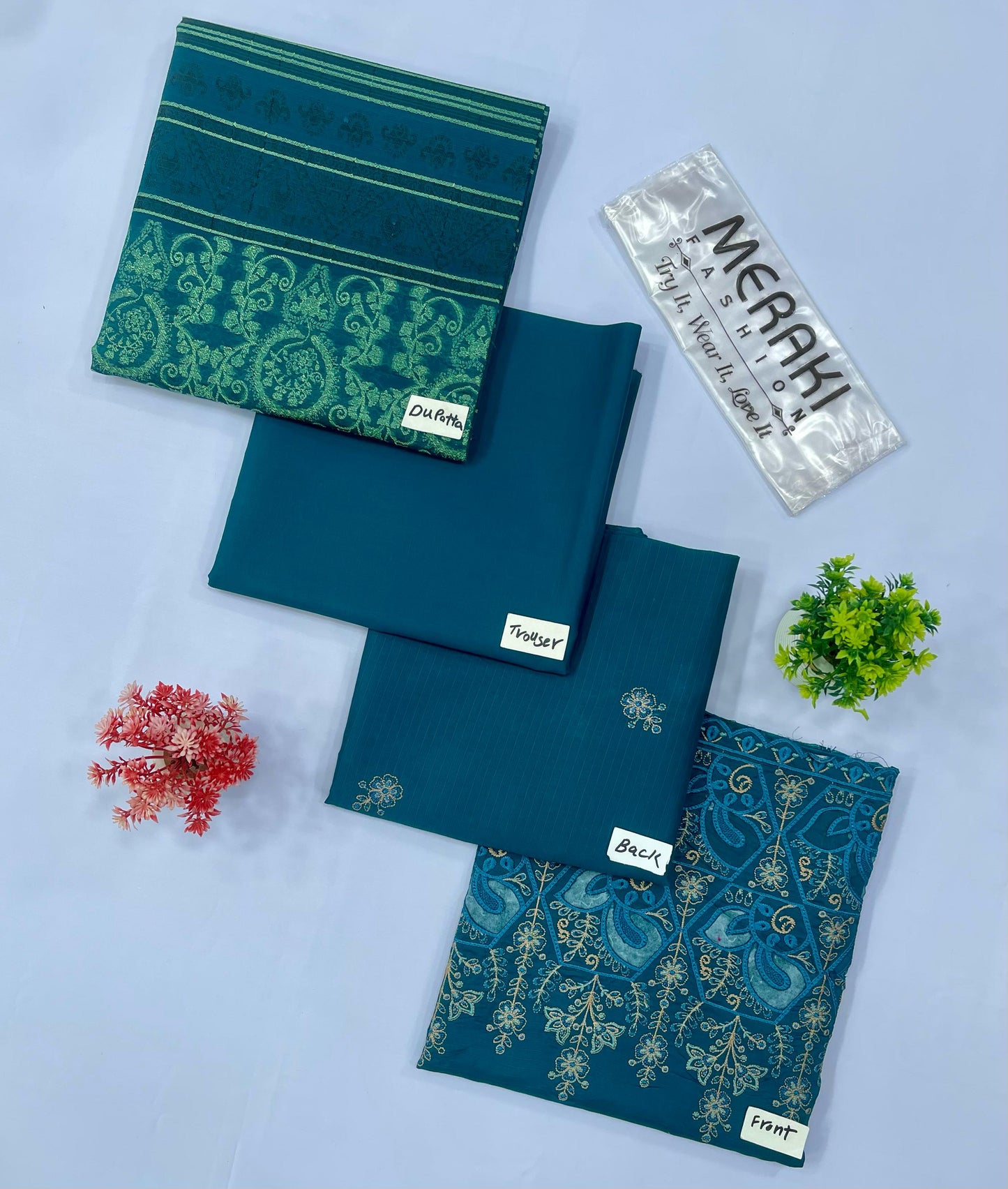 APPLIC WORK DAMAN BORING BANA DURA 3-PC LAWN (Set-Pack Of 3 Suits )Category B Market Boy