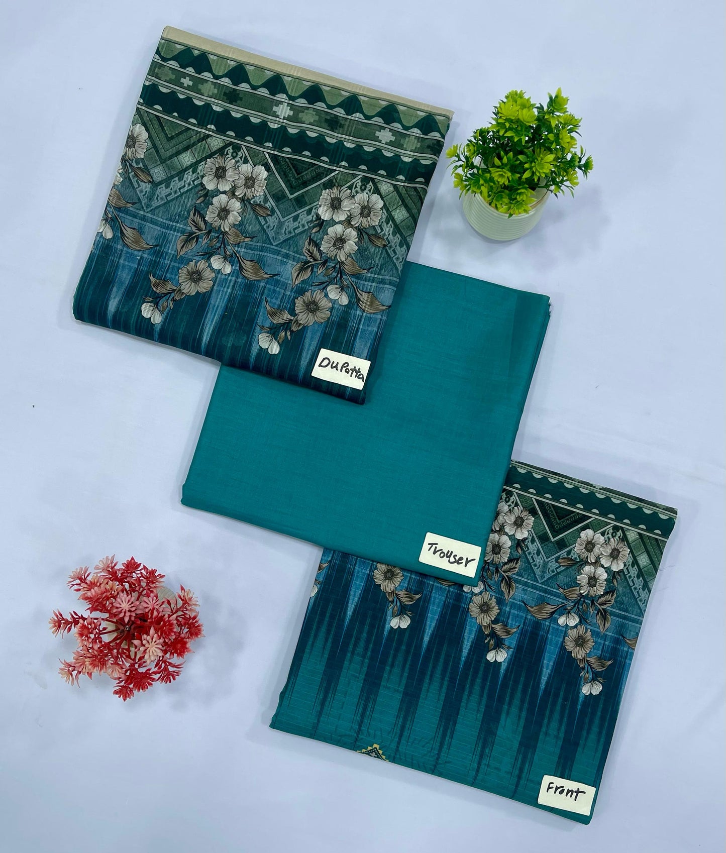 BANA DURA 3-PC LAWN ORIGINAL BRAND (Set -Pack Of 5 Suits )Category B Market Boy
