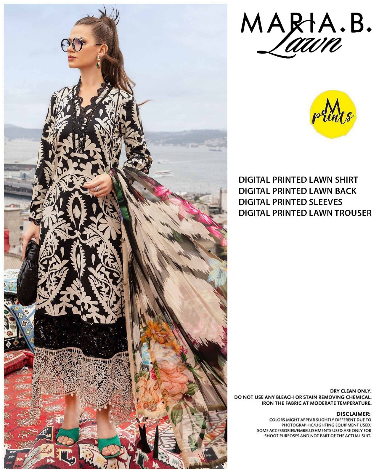 MARIA.B. DIGITAL PRINTED LAWN (Set -Pack Of 7 Suits ) Category A Market Boy