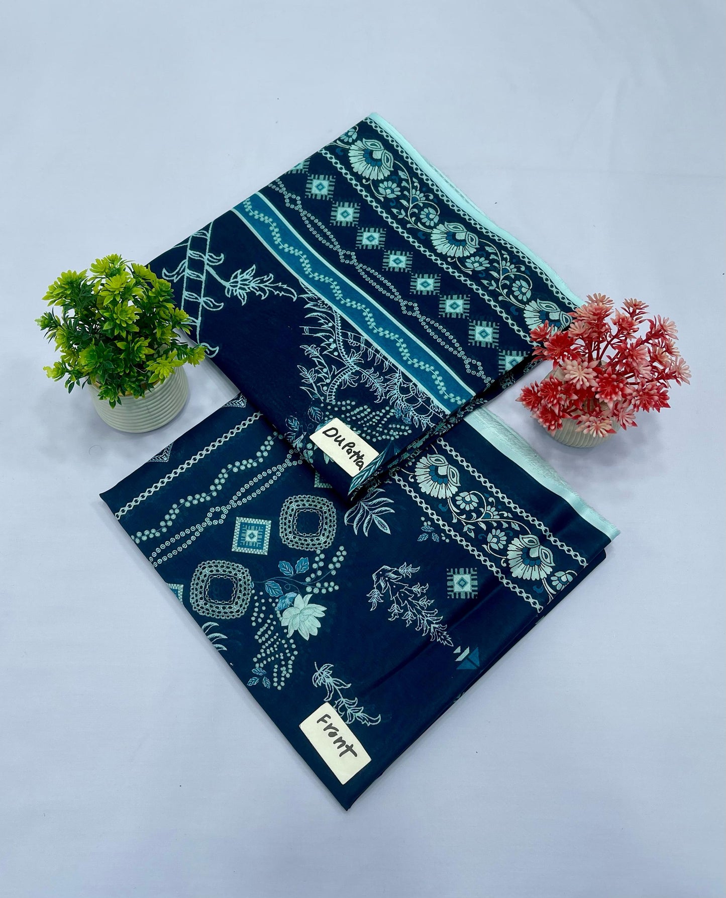 ORIGINAL BRAND CHARCOAL PRINT 3PC LAWN(Set -Pack Of 6 Suits )Category A Market Boy