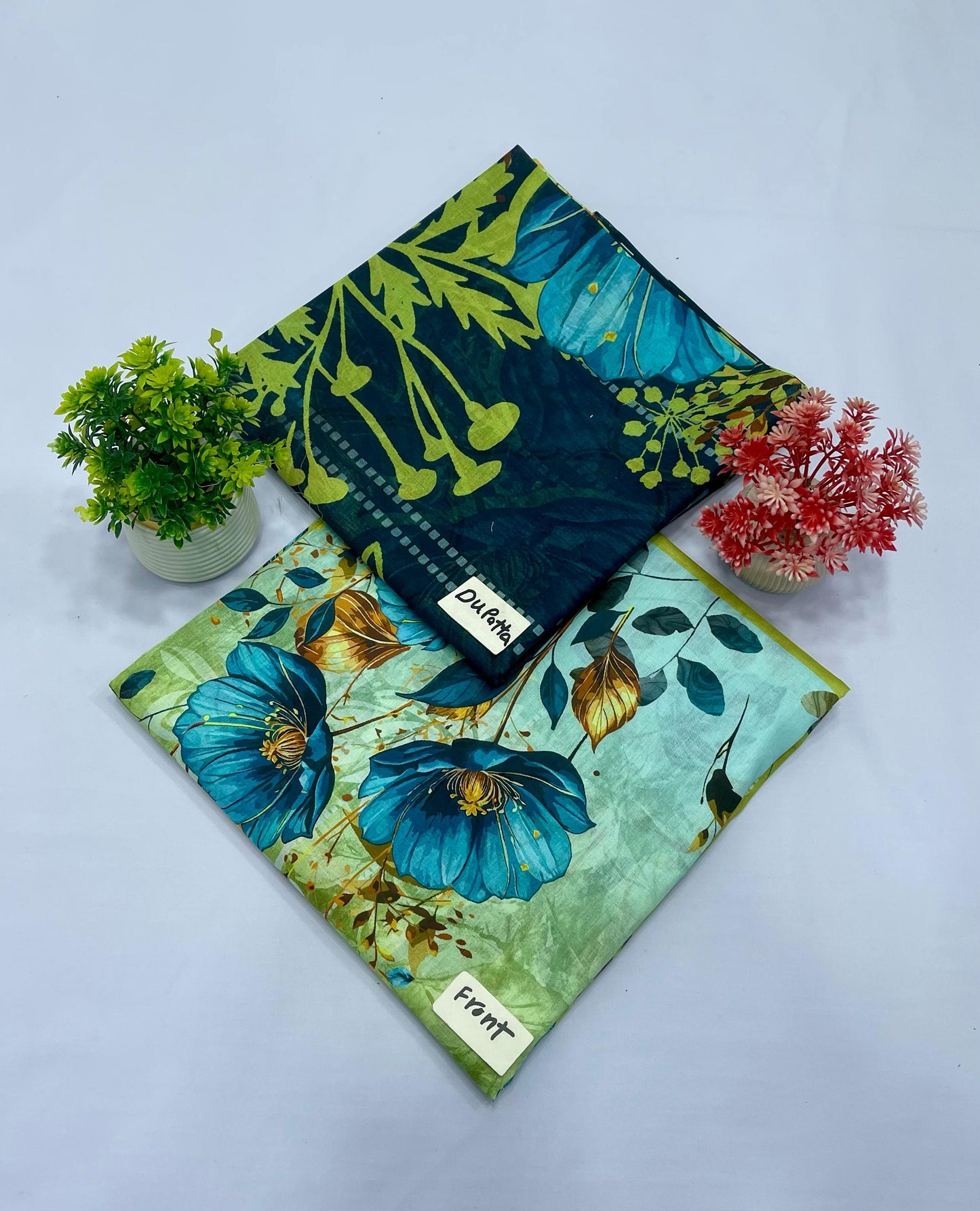 ORIGINAL BRAND CHARCOAL PRINT 3PC LAWN(Set -Pack Of 6 Suits )Category B Market Boy