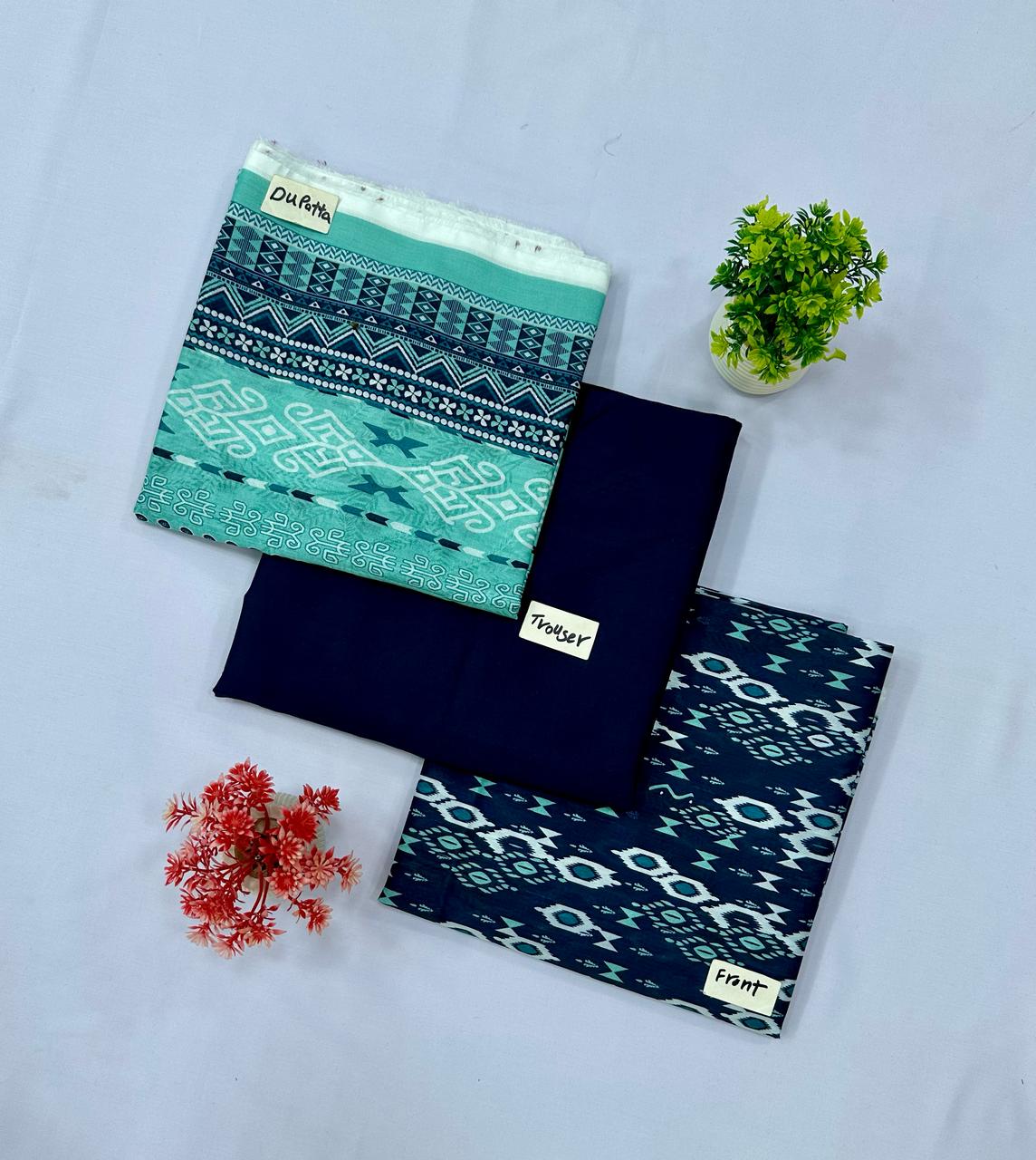 RIWAYAT PRINTED LAWN (Set -Pack Of 7 Suits ) Category A Market Boy