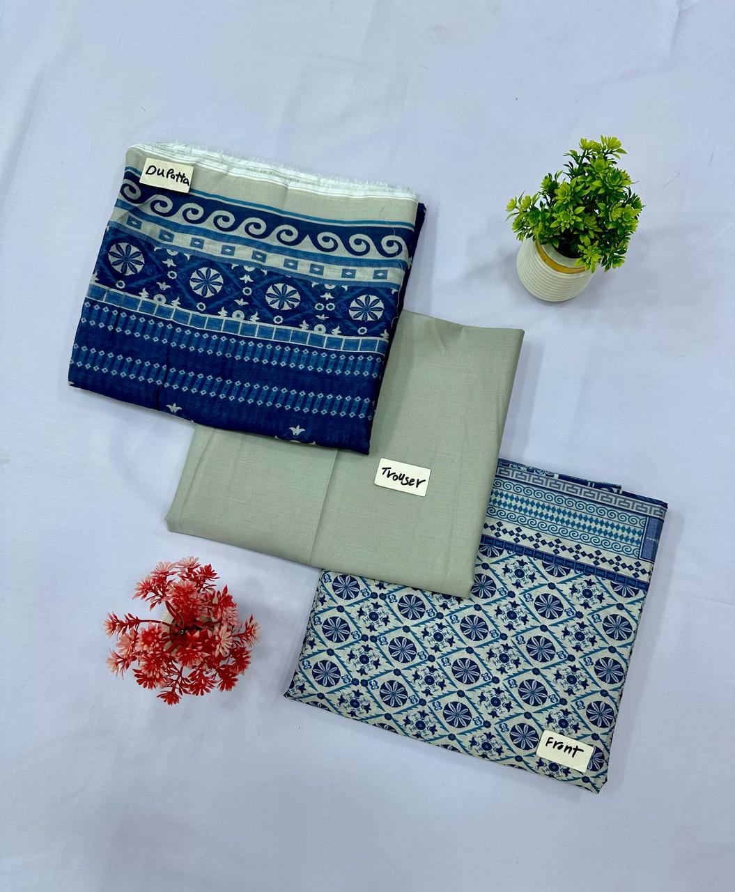 RIWAYAT PRINTED LAWN (Set -Pack Of 7 Suits ) Category A Market Boy