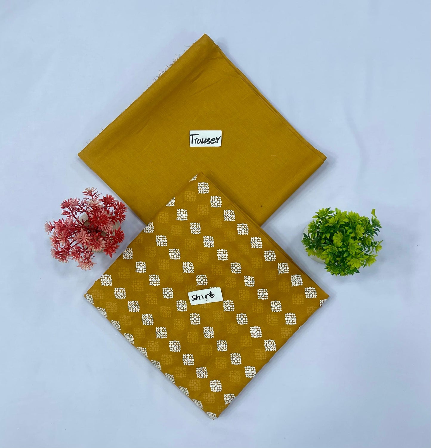 WHITE CHIKAN SHIFFLI 2-PC 8 SUITS A Market Boy