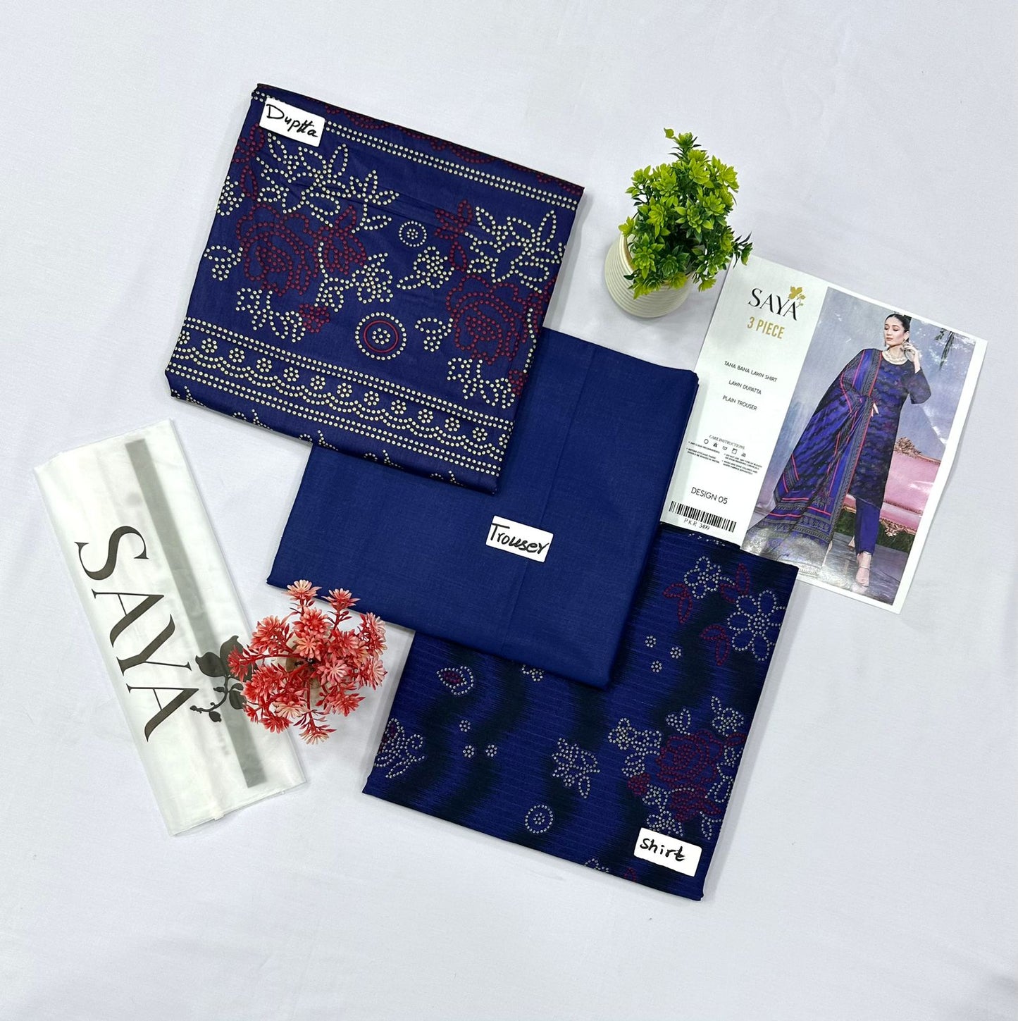 SAYA TANA DURYA LAWN 5 SUITS B