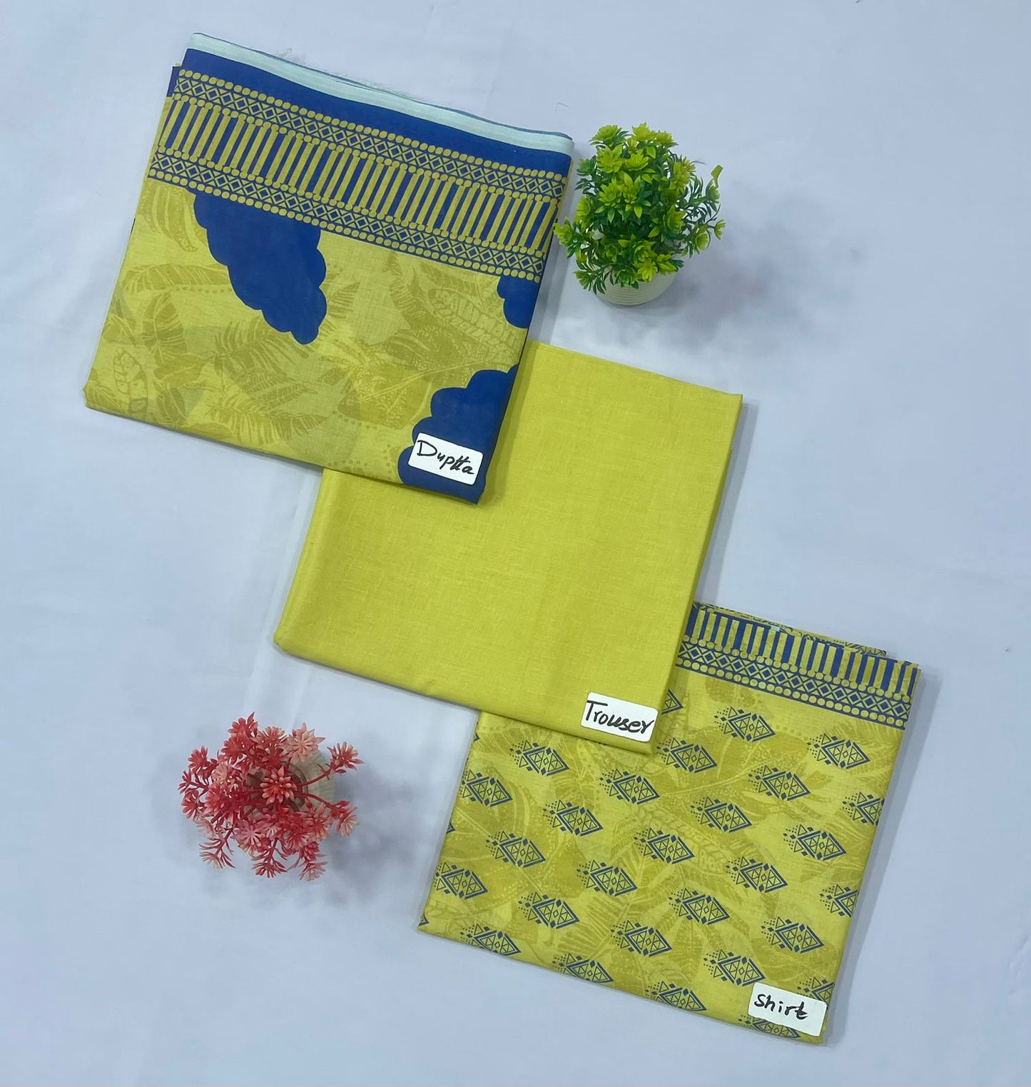 ORIGINAL REET BRAND 3-PC LAWN 5 SUITS A