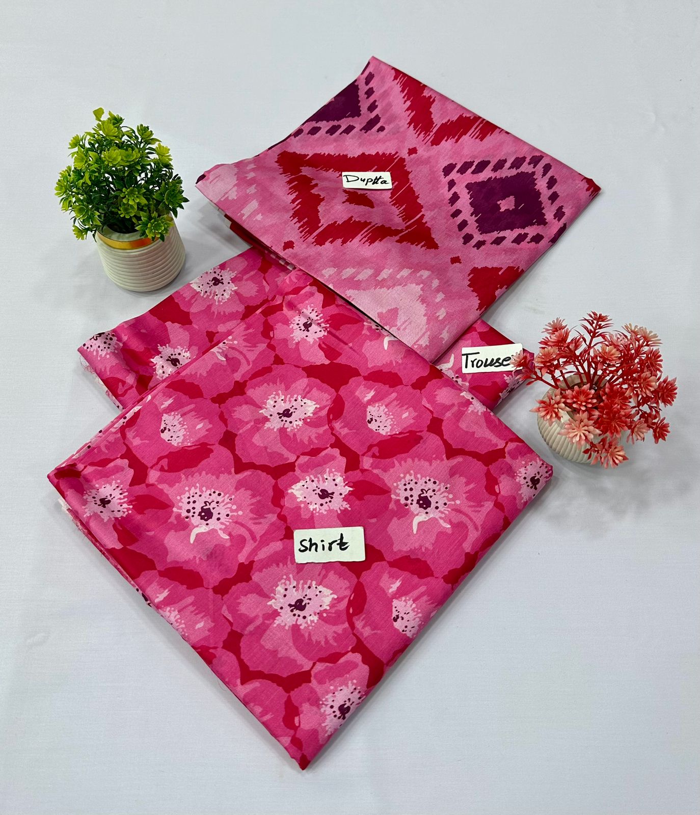 Original Brand Meraki Fashion English Print 3Pc 5 Suits A
