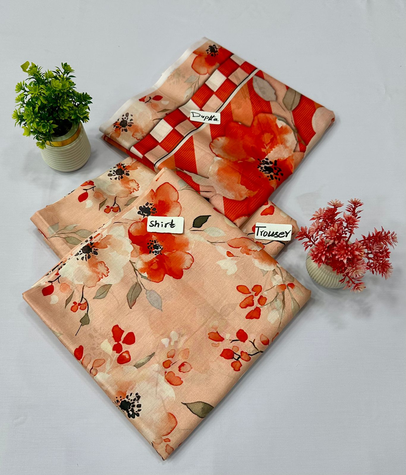 Original Brand Meraki Fashion English Print 3Pc 10 Suits