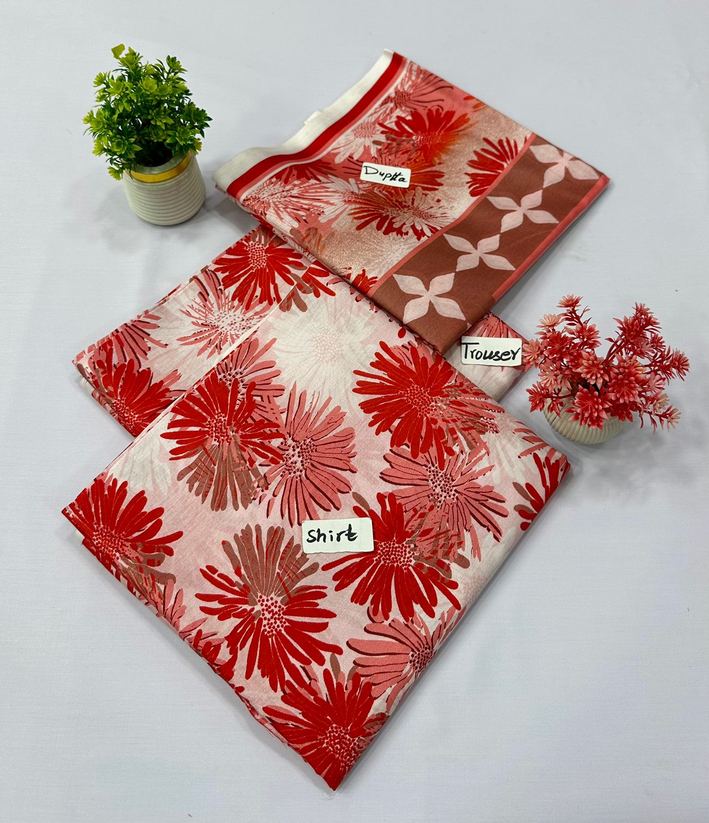 Original Brand Meraki Fashion English Print 3Pc 10 Suits