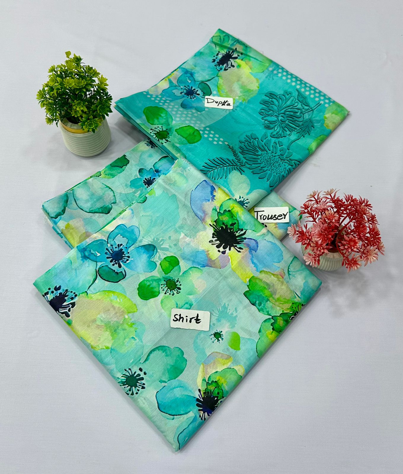 Original Brand Meraki Fashion English Print 3Pc 10 Suits