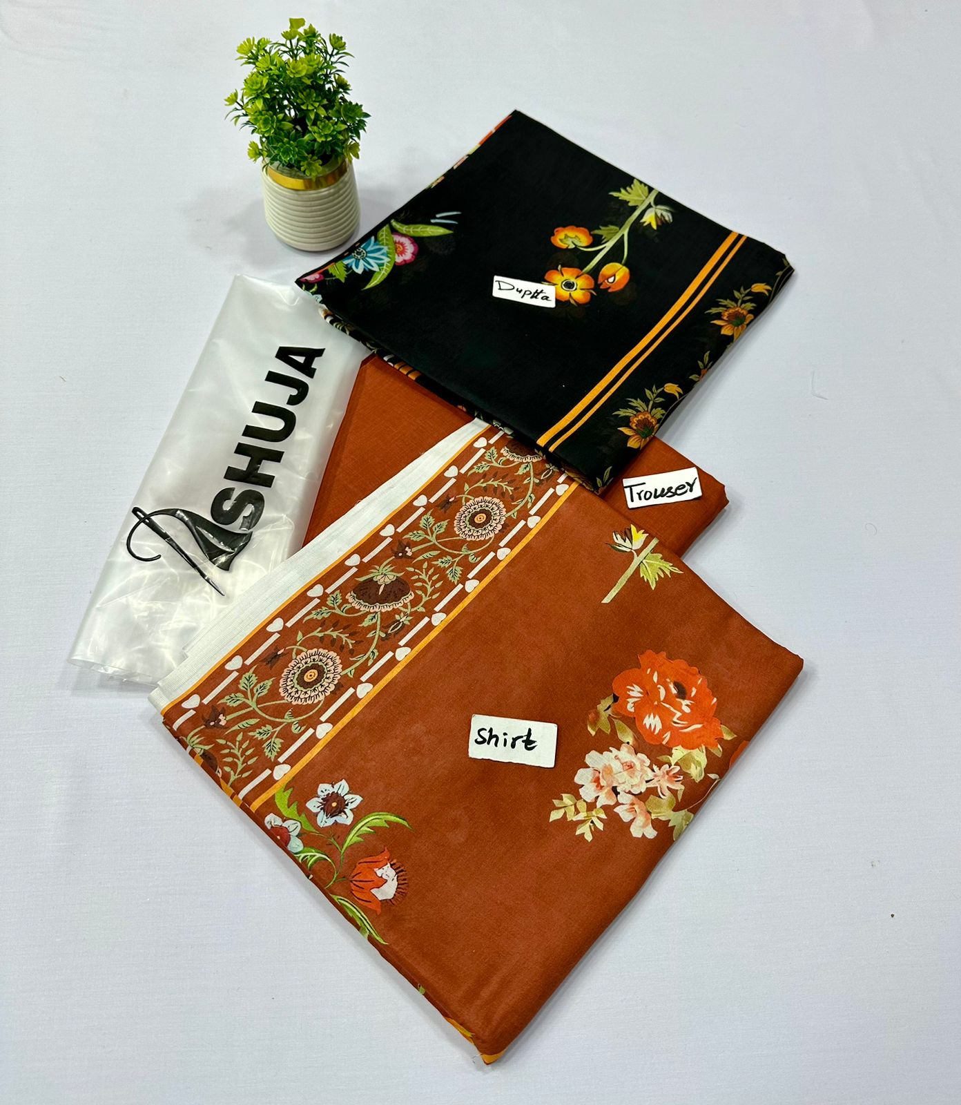 Shuja Brand 3PC Lawn 10 Suits