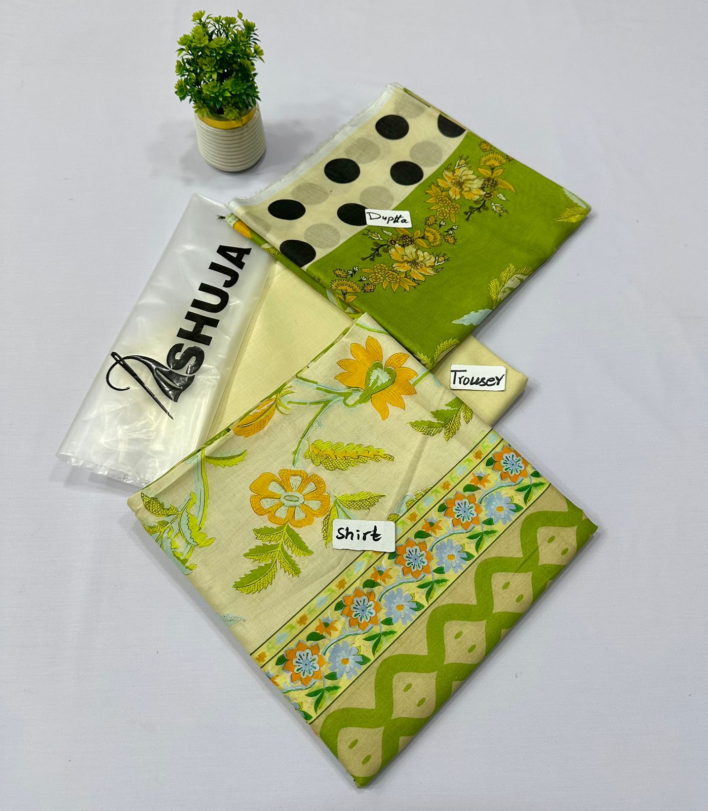Shuja Brand 3PC Lawn 5 Suits A