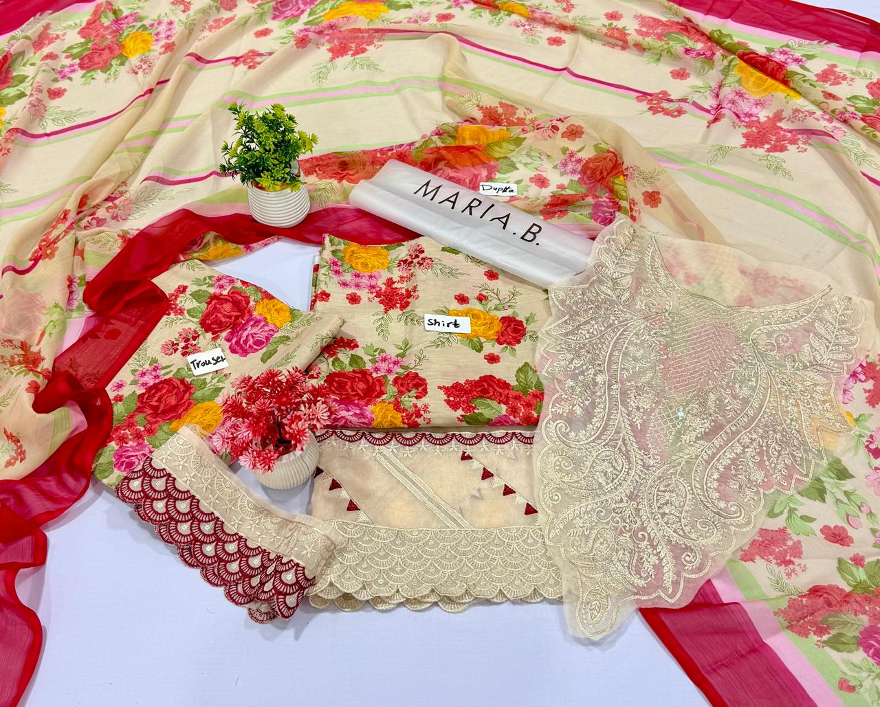Mix Brand MARIA.B | ETHNIC | SAPPHIRE | 3 Pc Lawn 10 Suits