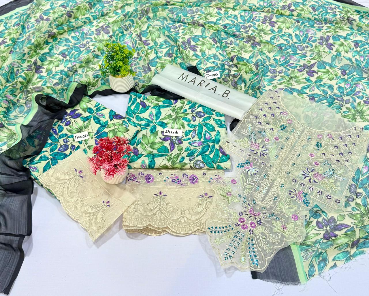 Mix Brand MARIA.B | ETHNIC | SAPPHIRE | 3 Pc Lawn 10 Suits