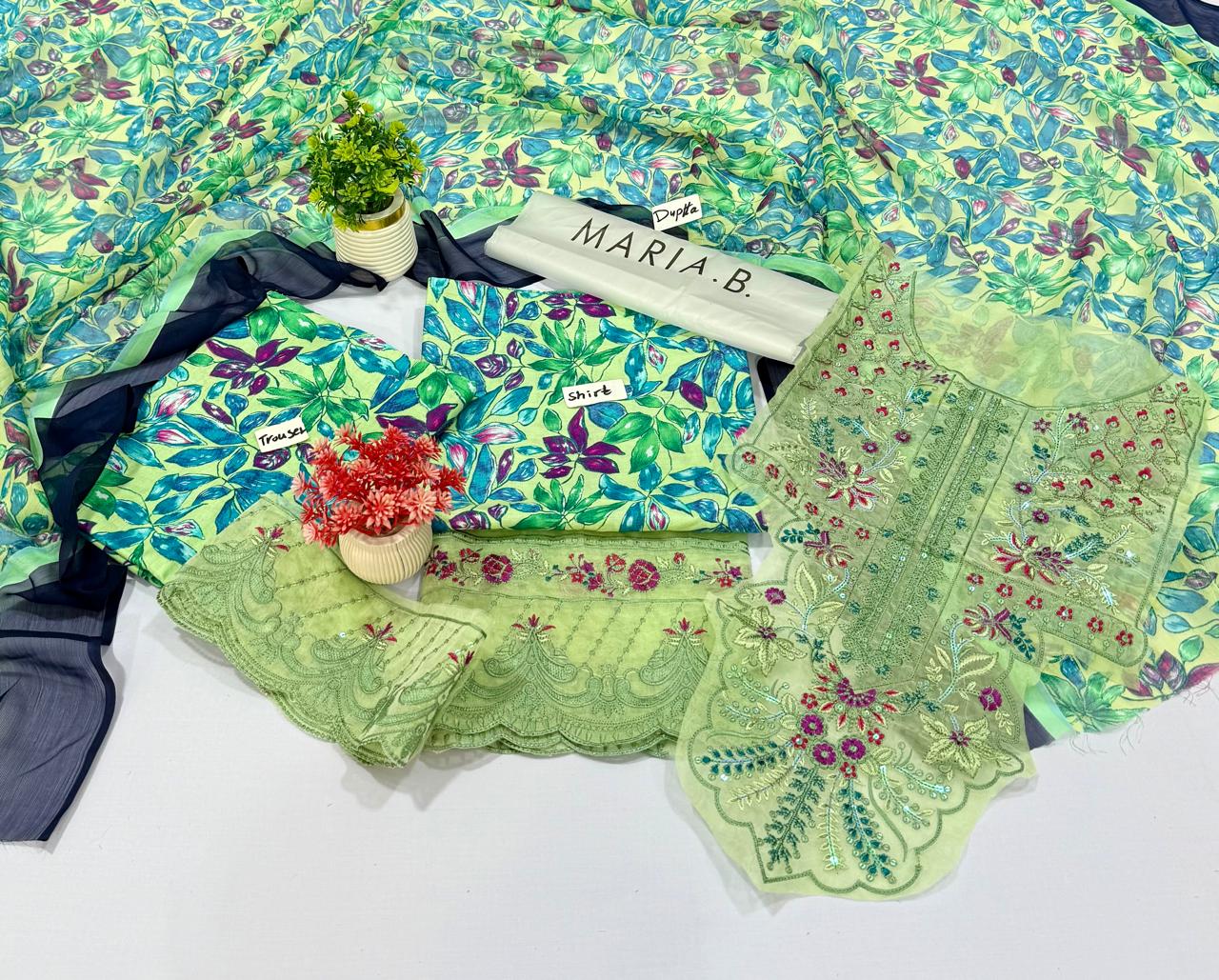 Mix Brand MARIA.B | ETHNIC | SAPPHIRE | 3 Pc Lawn 10 Suits