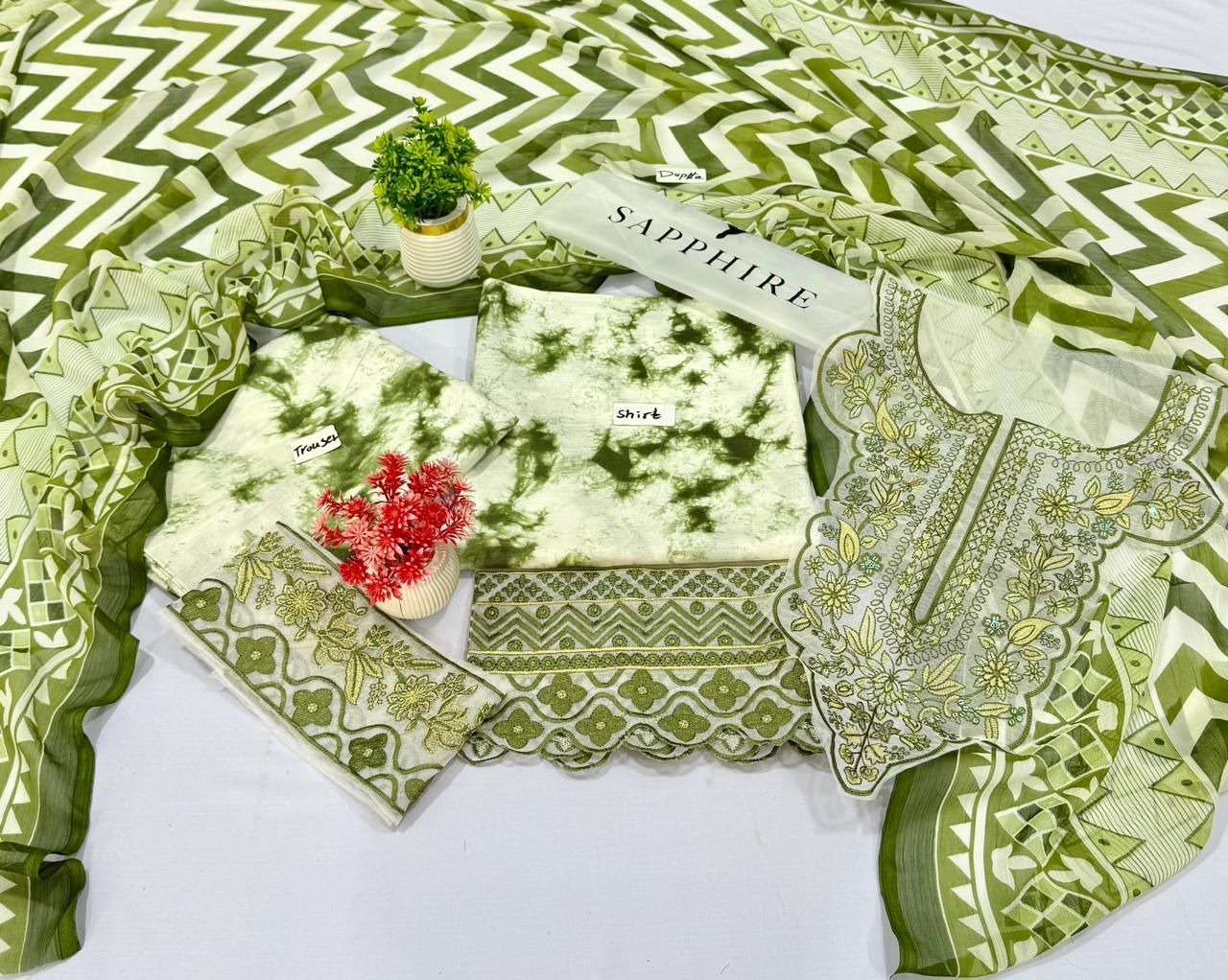 Mix Brand MARIA.B | ETHNIC | SAPPHIRE | 3 Pc Lawn 10 Suits