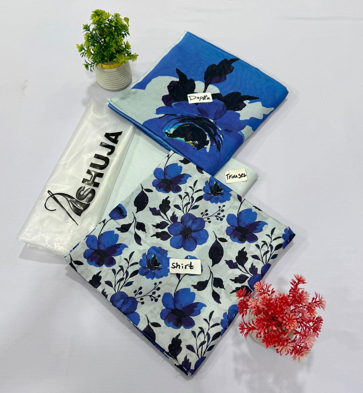 Shuja Brand Original 3PC Lawn 10 Suits